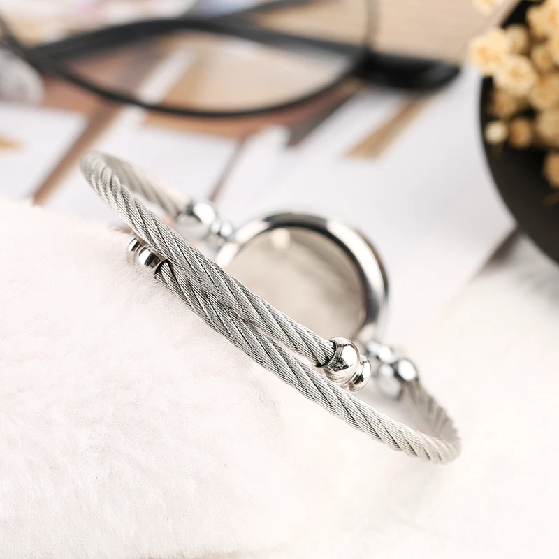 Уникальные женские часы-браслет, маленькие гладкие часы с циферблатом, роскошные серебряные тонкие часы, корейские Ретро-часы, женские