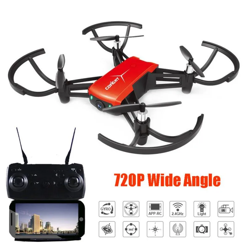

RC Quadcopter 1802 720P Wide Angle HD Camera Wifi FPV Drone Altitude High Hold RC Mini Quadcopter Funny Toy Nice Gift for Kid*30