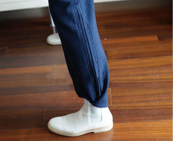 BELIARST новые осенние и зимние женские широкие брюки повседневные Прямые с высокой талией кашемировые брюки трикотажные теплые брюки