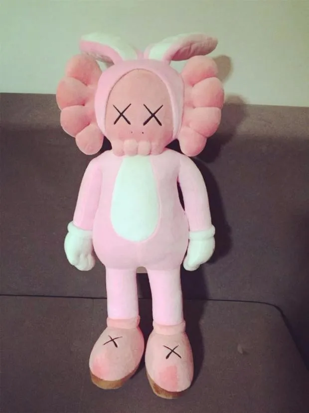 kaws pink doll