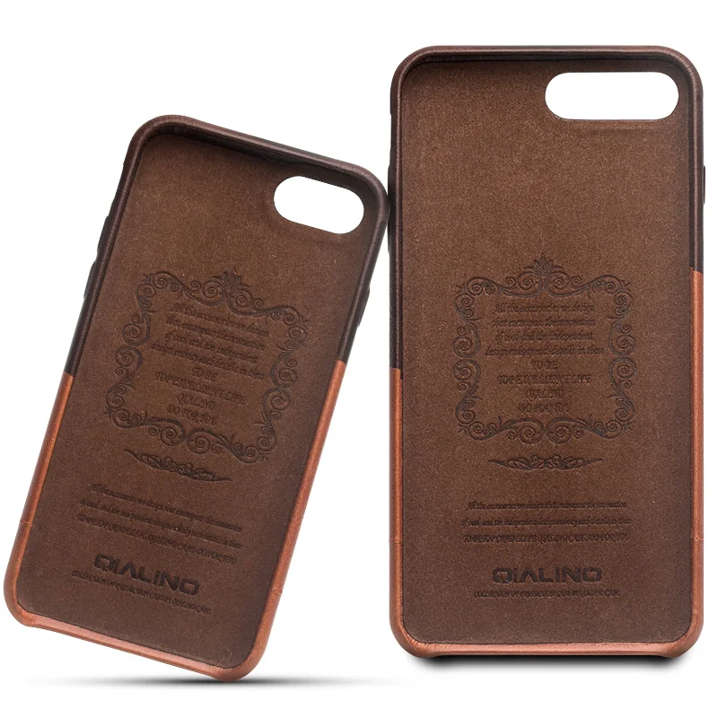 Модный Ультратонкий чехол QIALINO для iPhone 8 4 7/5 5 дюймов роскошный из натуральной кожи