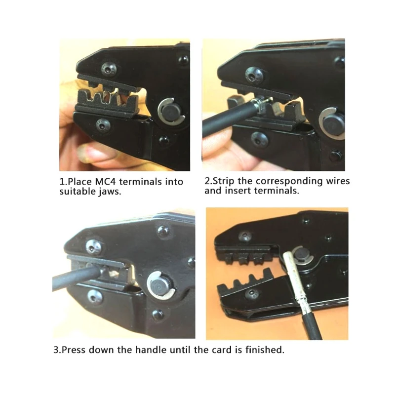 MC4 панели Солнечные обжимной инструмент PV обжимной разъем плоскогубцы Терминал трещотка LS-2546B 'zt