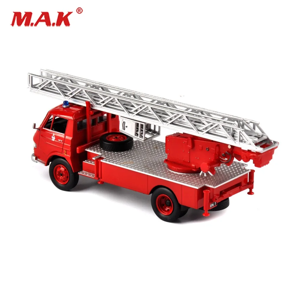 Escala diecast carro pompiers veículos escada caminhão