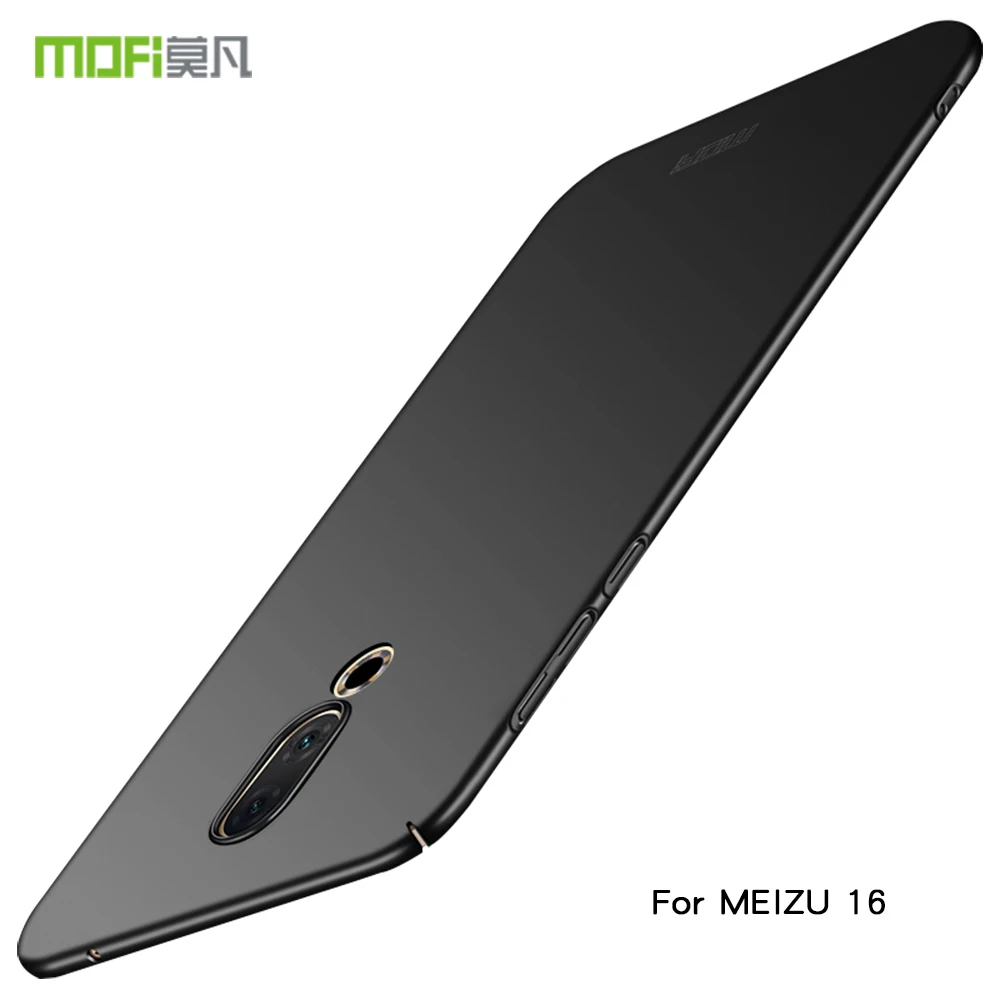 

For Meizu 16 16th 6.0" Case Original MOFi Brand 360 Degree Full Cover Luxury PC Protective Back Cover Case