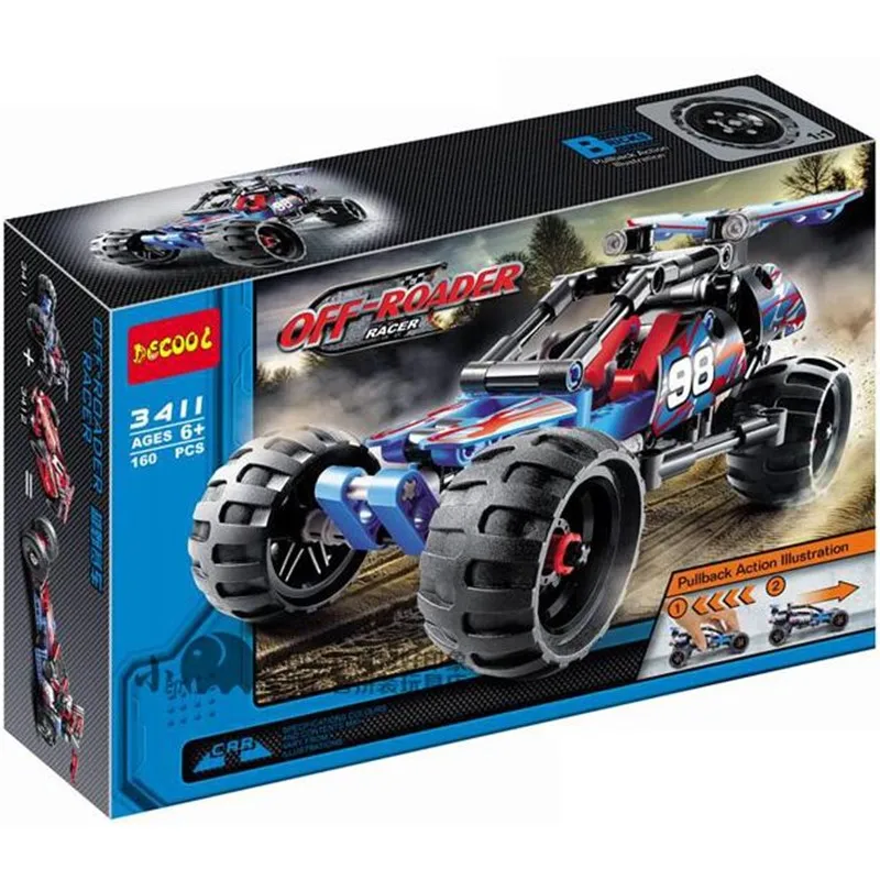 Модели и строительные игрушки хобби совместимы с lego Technic 3411 воин внедорожник