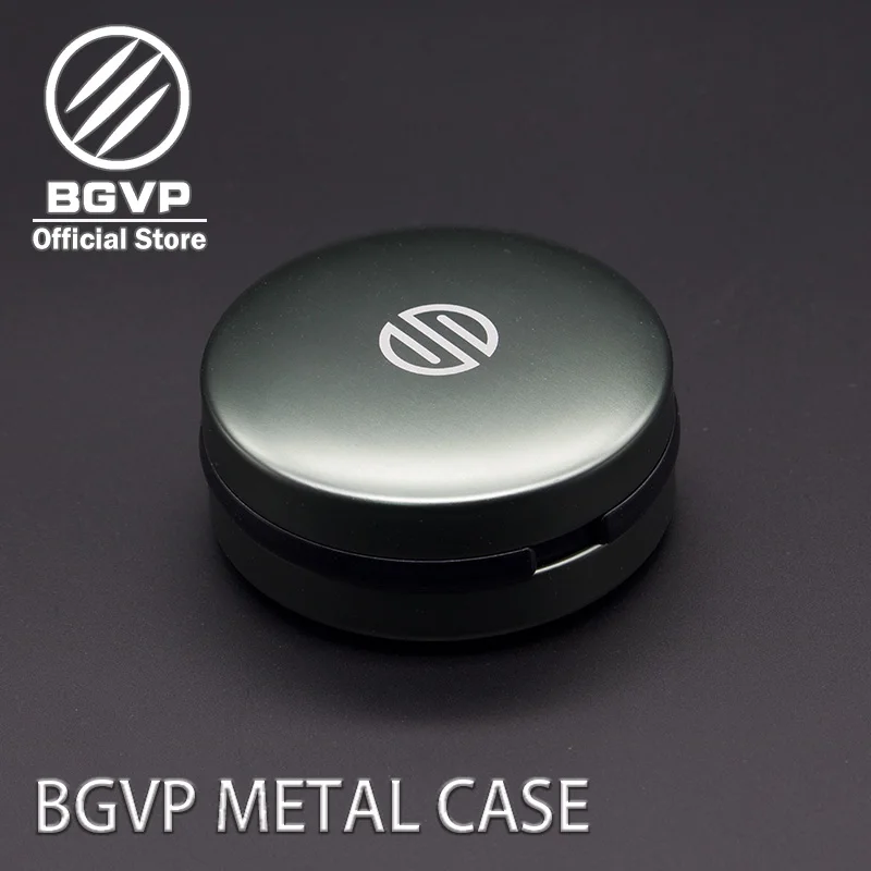 

BGVP Aluminium Alloy HIFI Earphone Case Box Cotton Protective Metal Case for BGVP DM6 DMS DM7 IEM Earphones