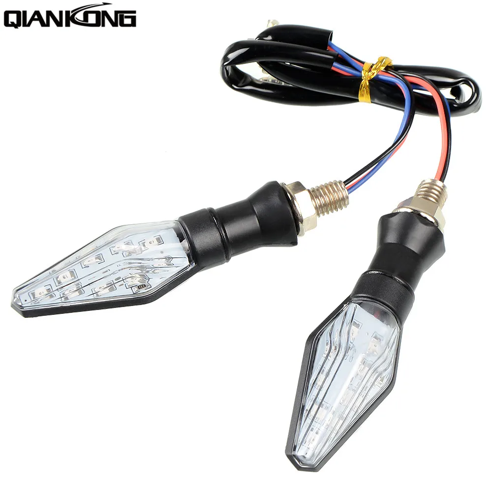 

For YAMAHA XJR1200 XJR1300 FJR1300 SR400 XVS400 XJR400 Universal Motorcycle LED Turn Signal Light Indicators Amber Blinker Light