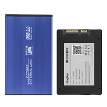 Kingfast F6 PRO 120G SSD 2,5 дюйма SATA 3,0 6 ГБ/сек. Внутренний твердотельный накопитель+ USB 3,0 HDD SSD SATA внешний 2," Корпус чехол