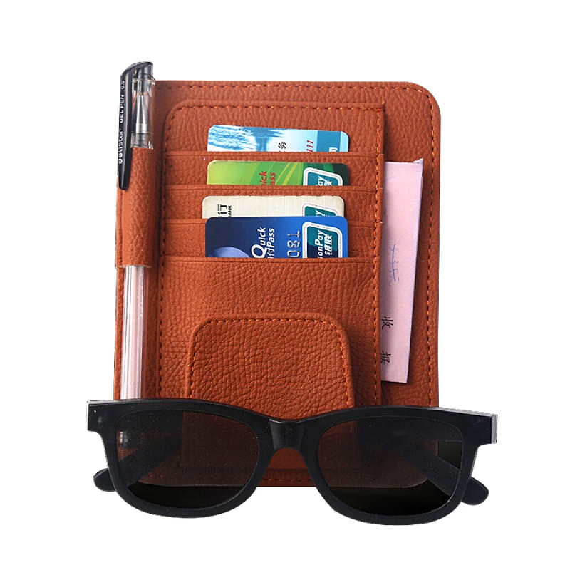 

Car Organizer Car Sun Visor Sunglasses Credit Card Pen Holder Clip Car Sunglasses Eyeglasses Glasses Car Styling