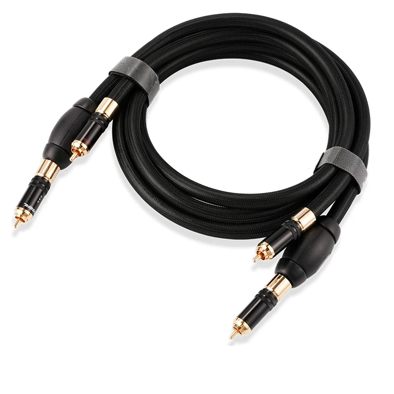 Пара Choseal AB 5408 6N OCC 24K позолоченный цифровой коаксиальный кабель с позолоченным
