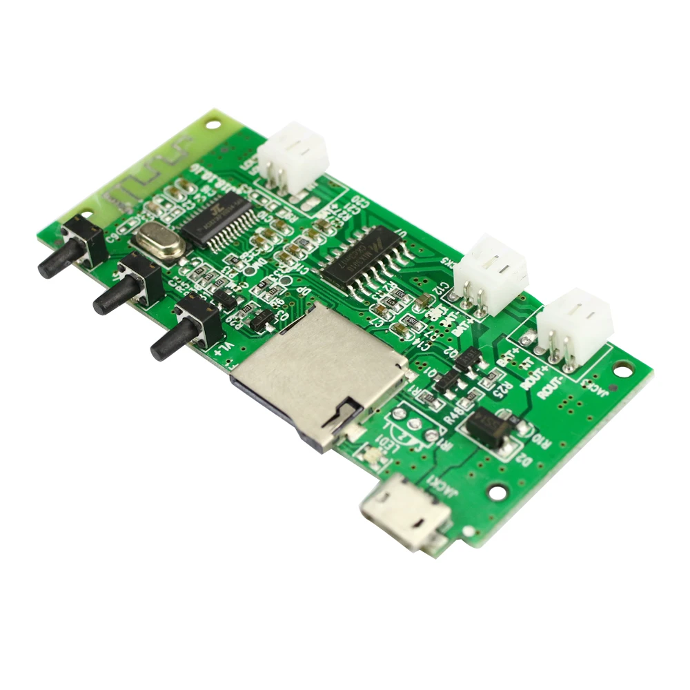 GHXAMP цифровой мощный Bluetooth усилитель MP3 декодер плата 3 Вт + Поддержка TF карты для 4 8