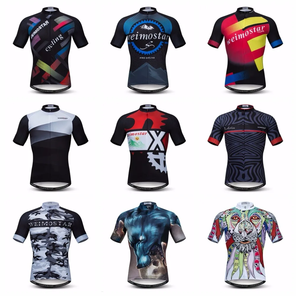 

2019 3D cycling jersey Men's Bike jersey summer Mountain road MTB Shirts short sleeve Maillot Ciclismo Racing Bicycle Top gear