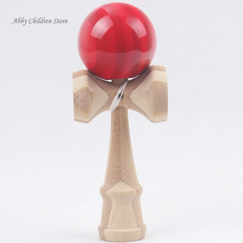 Abbyfrank Bamboo Kendama профессиональные бамбука игрушка Kendama умелые жонглирование игры игрушка в подарок для детей и взрослых игрушка в подарок