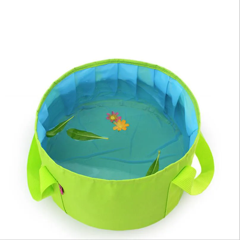 15L Portable Outdoor Travel Foldable Folding Camping Washbasin Bucket Bowl Sink Washing Camping Water Bucket Travel Use Basin