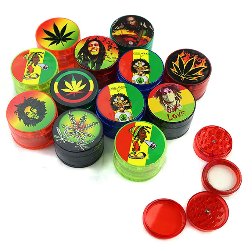 moonlik Lightning Grinder 4 Layer Leaf Herb Tobacco Grinder Smoke Spice Crusher Hand Muller Lighters Smoking Cigarette Tools