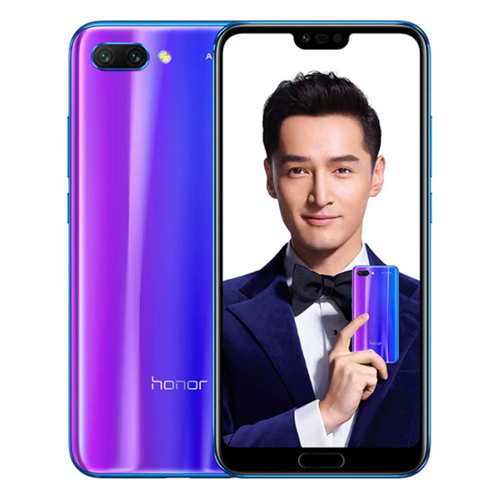 HUAWEI HONOR 10 Hisilicon Kirin 970 2,36 ГГц Octa Core 5,84 дюймов ips полный экран 4 Гб оперативная память 64 Встроенная Android 8,1 г LTE смартфон