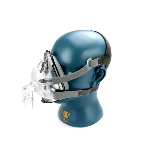 BMC FM1A маска на все лицо для CPAP Bipap машина COPD храп и терапия сна Размер SML соединить лицо шланг с головным убором Cllips