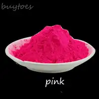 pink Color Fluorescence Pigment Phosphor Powder for nail polish ,Material Powder Fluorescent No Glowing in dark,Free shipping