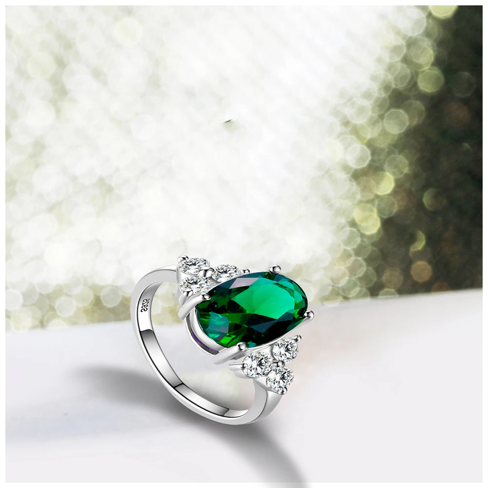 turquoise ring crystal personalized gemstone ring 925 luxury ring Party Trendy wholesale lots bulk