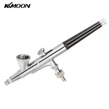 Двойного действия Аэрограф пистолет-распылитель набор макияж aerografo pistola краски капельница гаечный ключ+ Очистка ремонт инструмент 0,25 мм гравитационная подача