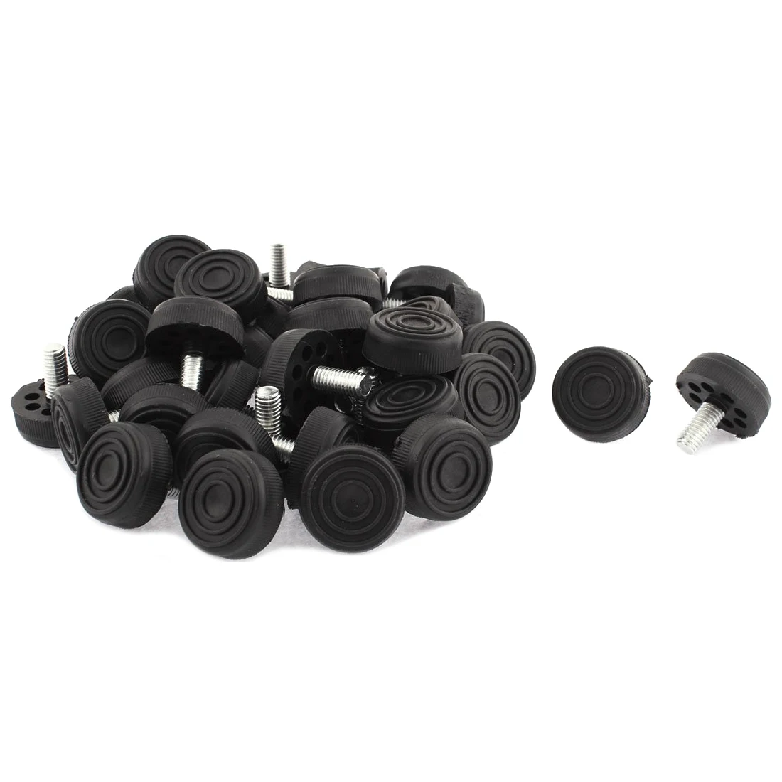 

Practical Boutique 40pcs Home Desk Table 8 Holes Base Leveling Foot M8x20mm Thread
