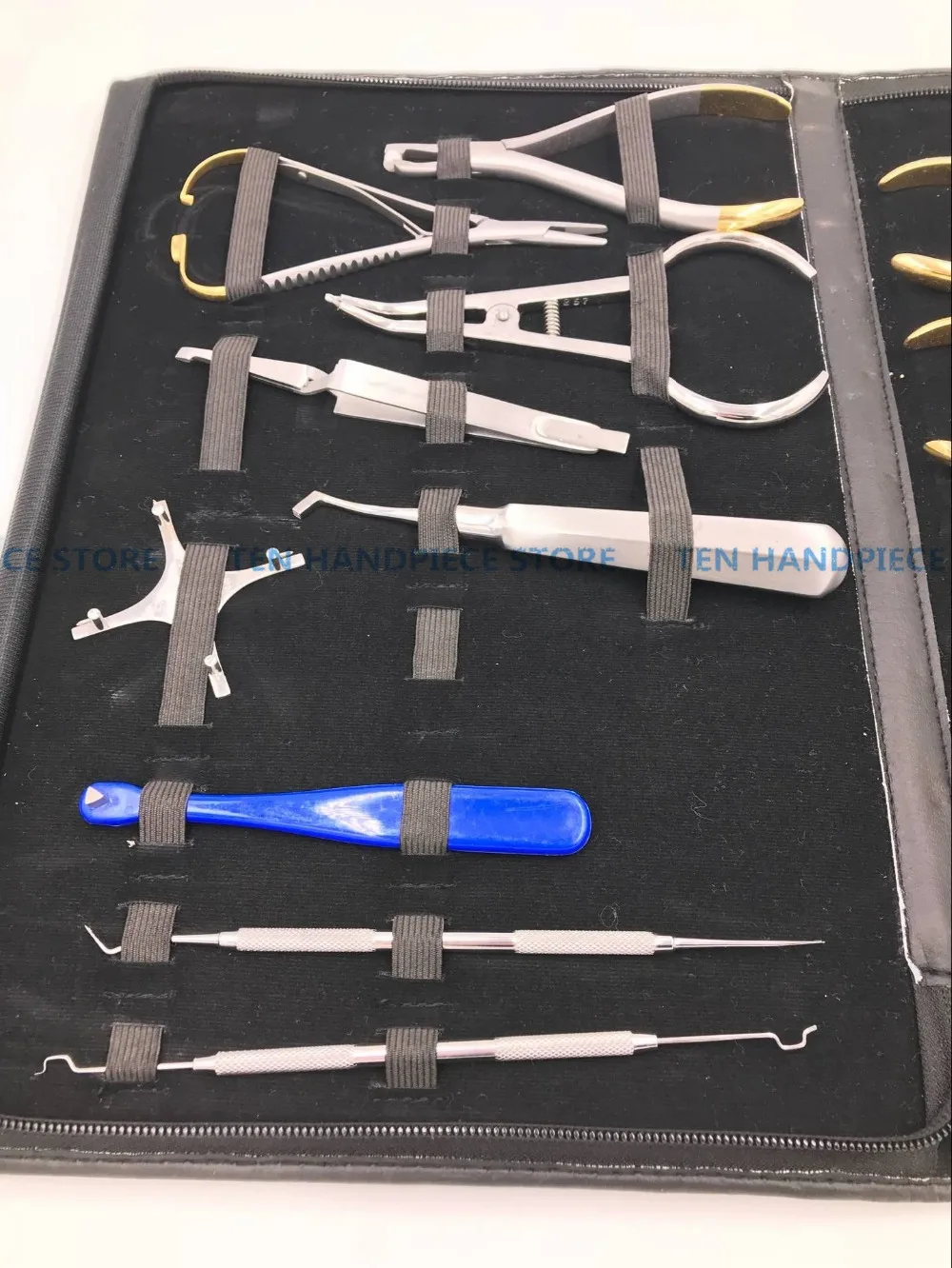 US $285.00 2018 Good Quality Dental Orthodontics Instruments Set Ring Retractable Bracket Locator Subalong Pliers