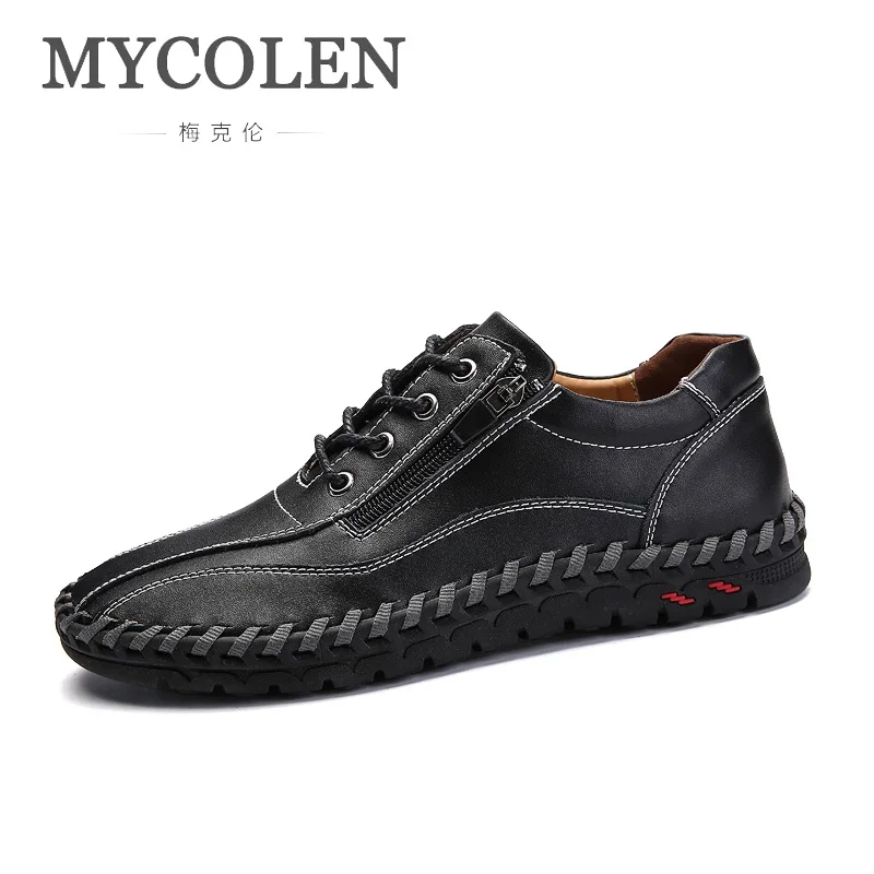 

MYCOLEN Genuine Leather Men'S Shoes Luxury Designer Men Sneakers Lightweight Popular Man Casual Shoes New Soulier Homme