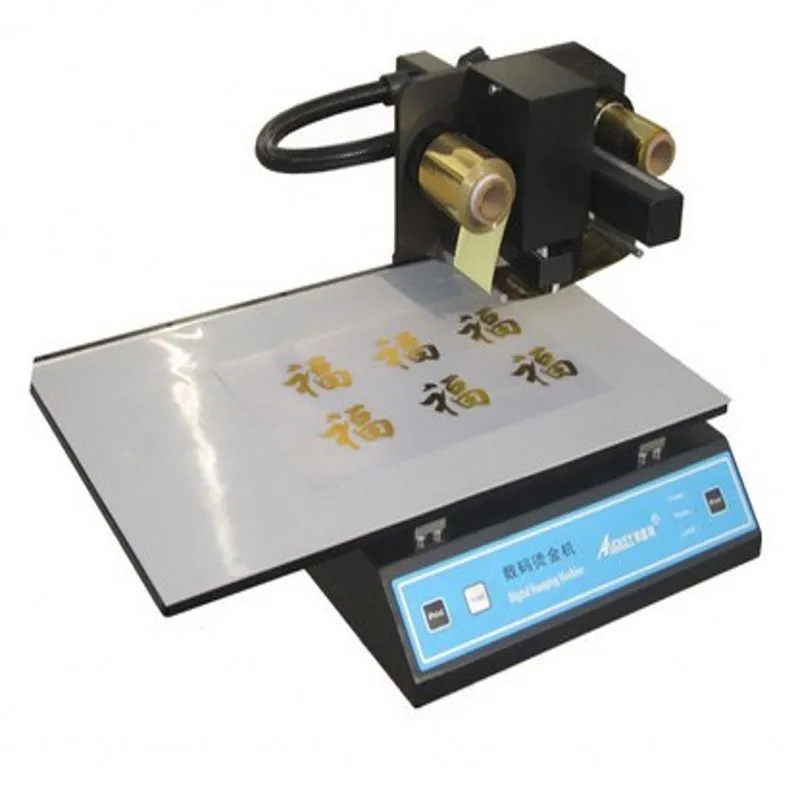 

2019 Digital Hot Foil Printer Plateless Hot Foil Printing Machine on Note Book Leather Plastic Film Paper