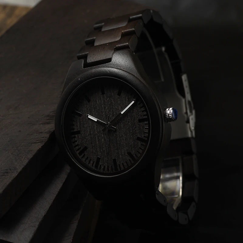 Handmade Wood Wrist Watch relogio masculino C-I22 (6)