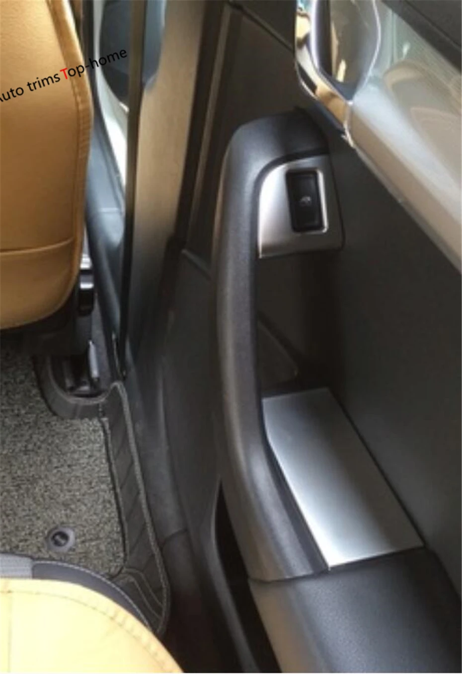 Apoio de Braço Botão de Elevador de Vidro Vidro de Janela Moldura do Painel Guarnição para Skoda Yimaautotrims Abs da Porta de Janela Mk3 a7 Tampa Octavia 2015 2018 12 Moldura Do Painel Guarnição Para Skoda Octavia MK3 A7 2015-2018 ABS