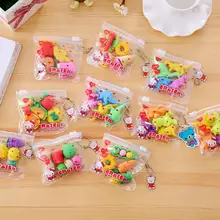 Effaceur de Simulation à la mode, gomme en caoutchouc pour aliments/légumes/gâteaux/outils Biscuits/bureau et étude/cadeaux spéciaux pour enfants