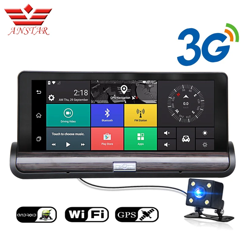 ANSTAR 3G 7 font b Car b font font b GPS b font Navigator DVR Camera