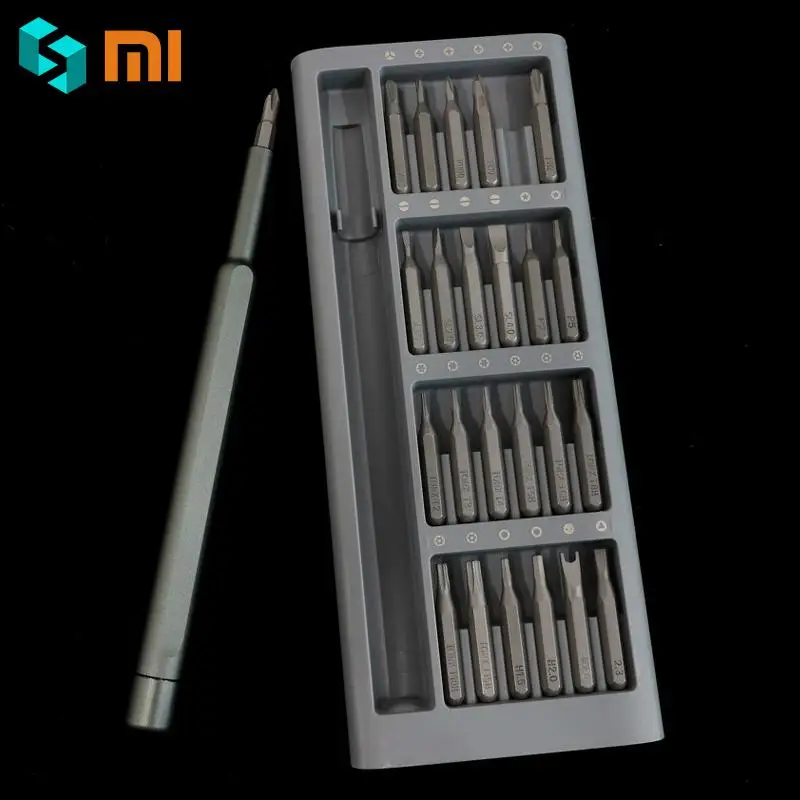 

Original Xiaomi Mijia Wiha Screw Driver Daily Use Kit 24 Precision Magnetic Bits Alluminum Box Wila Screw SmartDriver Set Xiaomi