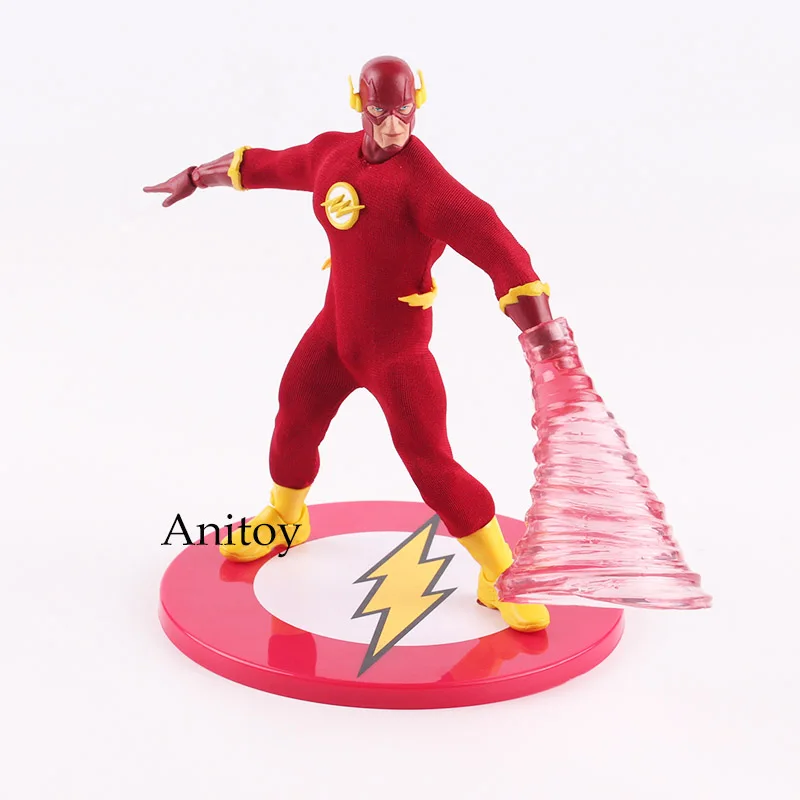 

DC Comics Action Figure The Flash Action Figure Speed Force Running MEZCO 1/12 Scale PVC Figures Collectible Model Toy 15cm