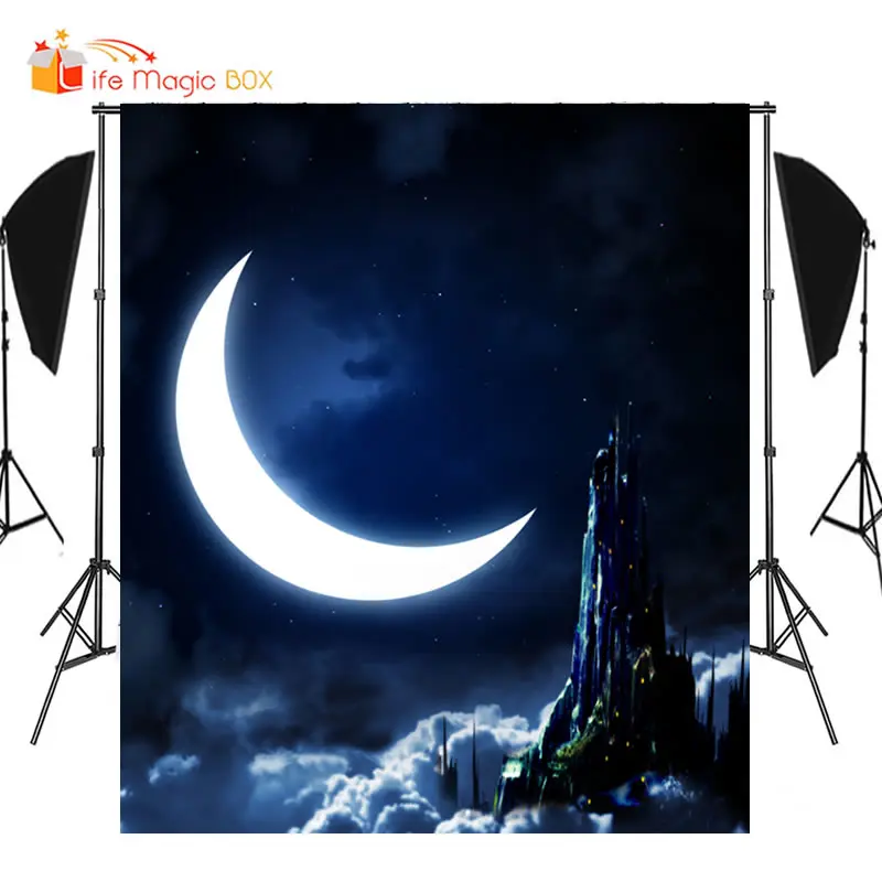 Hayat Sihirli Kutusu Photophone Vinil Arka Plan Gece Ay Yildiz Fotografcilik Arka Plan Arka Plan Aliexpress