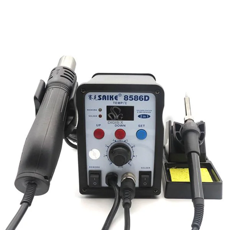 Heat Gun Soldering Station 8586D Digital Rework Station And Soldering