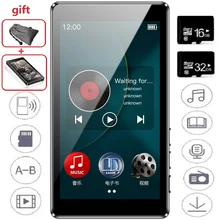 Новейший RUIZU D20 MP3-плеер 3,0 дюймов HD полный сенсорный экран FM Электронная книга HiFi аудио музыкальный плеер Поддержка TF карты