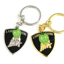 Car styling Zinc alloy Gold keychain Key ring For Aventador Huracan Diablo