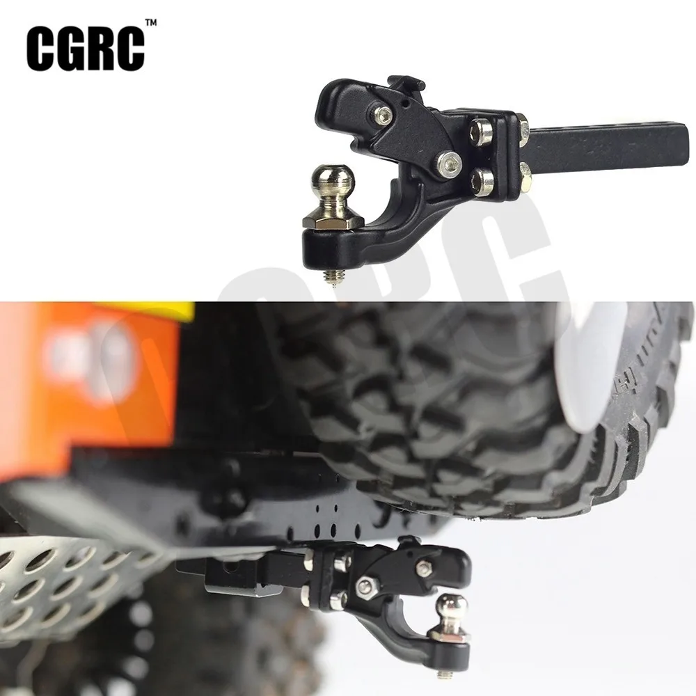 Металлический прицеп с крючком приемник для 1/10 RC Crawler Car TRX4 Axial SCX10 90046 | Игрушки и