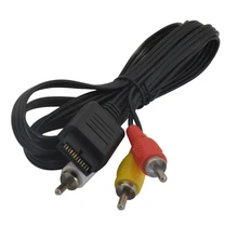 High Quality  1.8 3RCA Audio Video AV Cable Cord wire 12 pin 12pin half pin for PS1 PS
