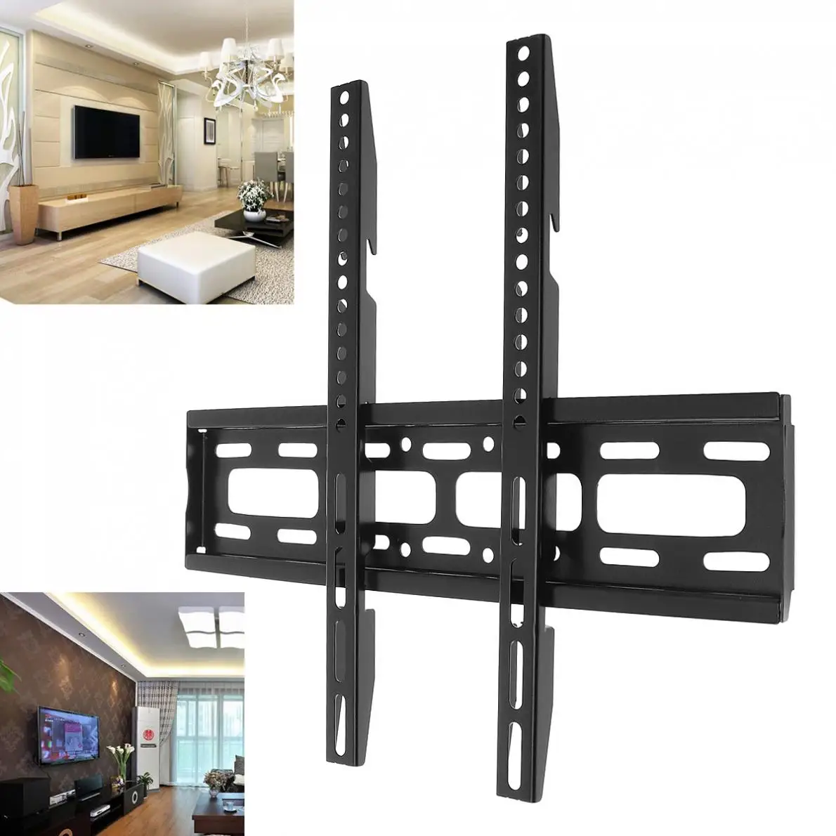 Universal 50kg Tv Wall Mount Bracket Fixed Flat Panel Tv Frame Stand Holder  For 26-65 Inch Flat Panel Plasma Lcd Led Monitor - Tv Mounts - AliExpress
