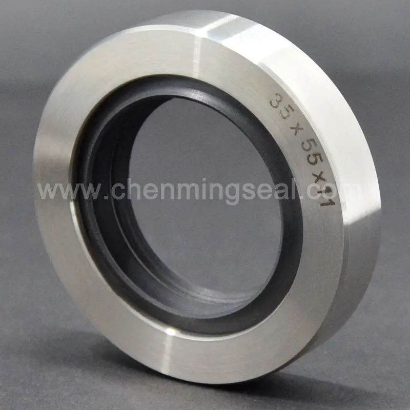 35*55*11 mm customized PTFE Oil Seals with triple lip stainless steel