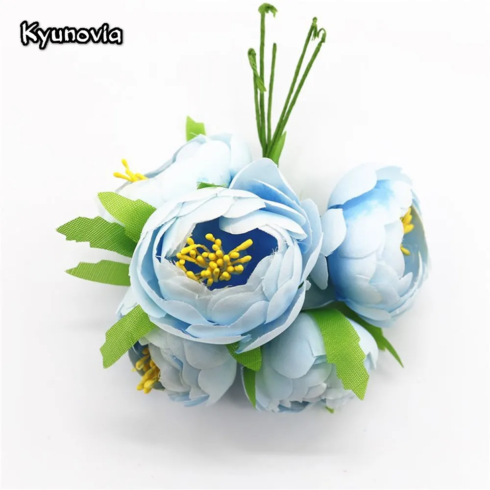 Пион Kyunovia 5 см из шёлки цветочный букет искусственные цветочные головки