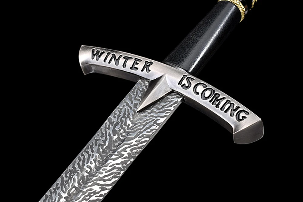 Game of Thrones Ned Eddard Stark Ice Sword Replica Sword Stainless Steel Blade Home Decor