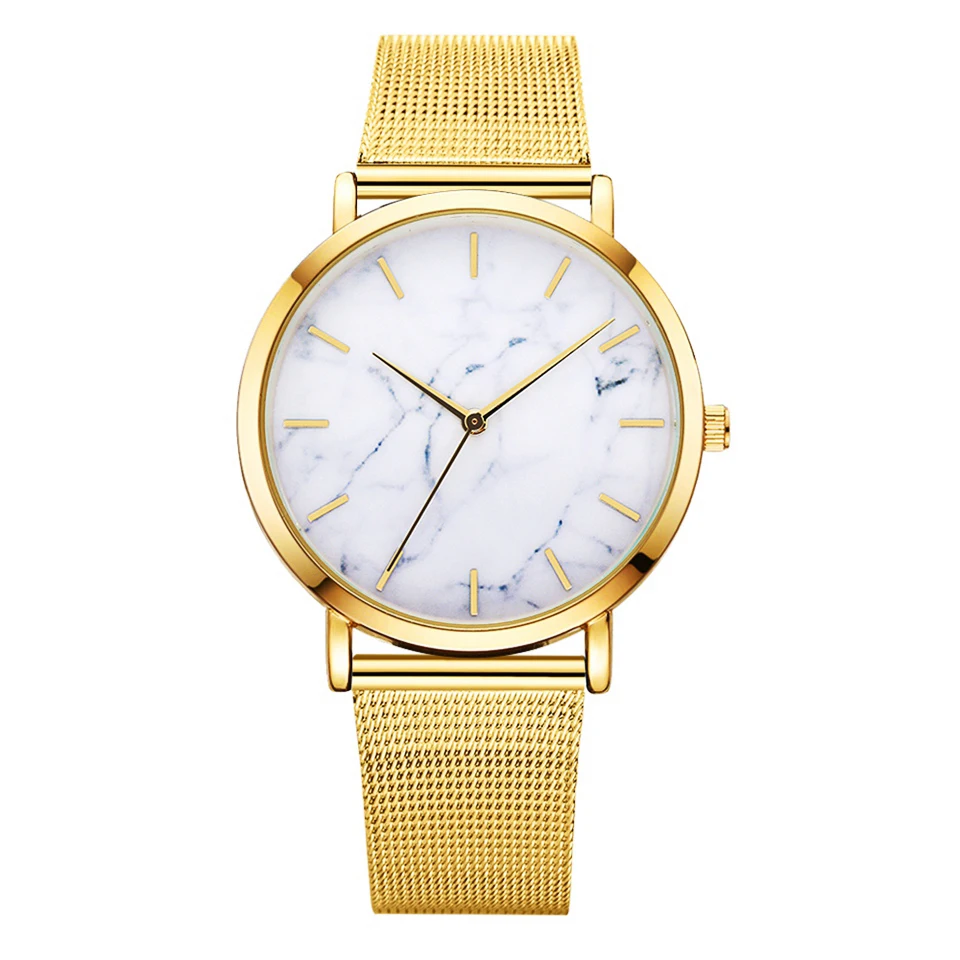 Lvpai Dropshiping модные часы из розового золота с сетчатым ремешком креативные мраморные наручные часы повседневные женские часы брендовые кварцевые часы Relogio