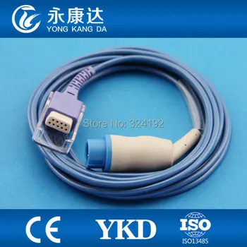 

Free Shipping for Nihon Kohden spo2 extension cable,TPU jacket,2.2m