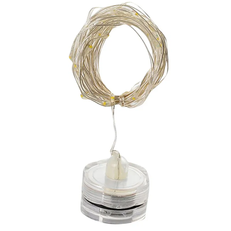  2m 20 LED Submersible Waterproof Fairy Light Copper Wire String Lights Base Lamp Multicolor LED LIGHT SET 40JA1414