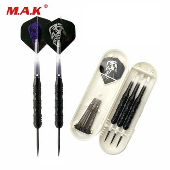 

3 Pcs 22g Needle Dart PET Flight PC Shafts Steel Tip Iron Barrel Hard Darts for Indoor Game Activity