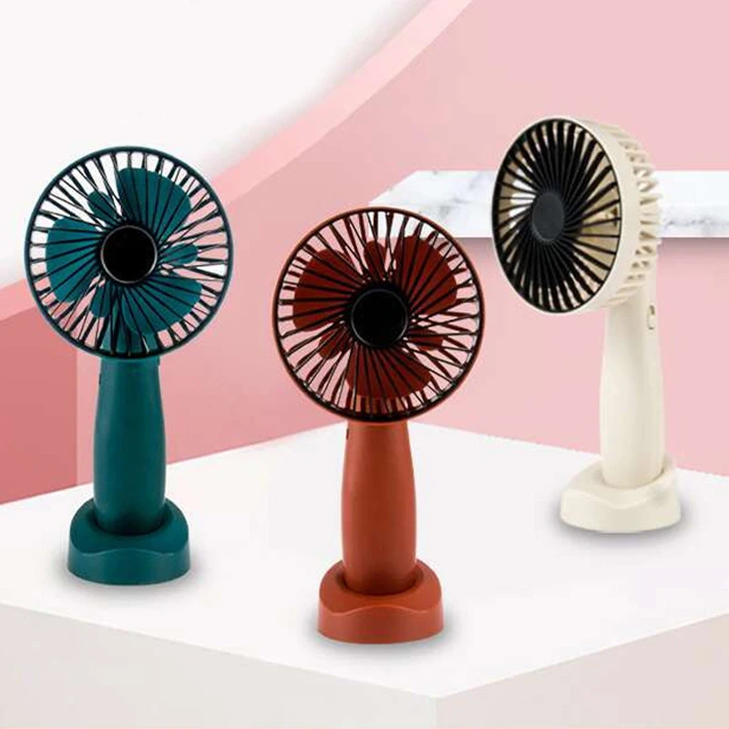 

USB mini fan desktop charging small fan mobile phone holder handheld fan portable fan