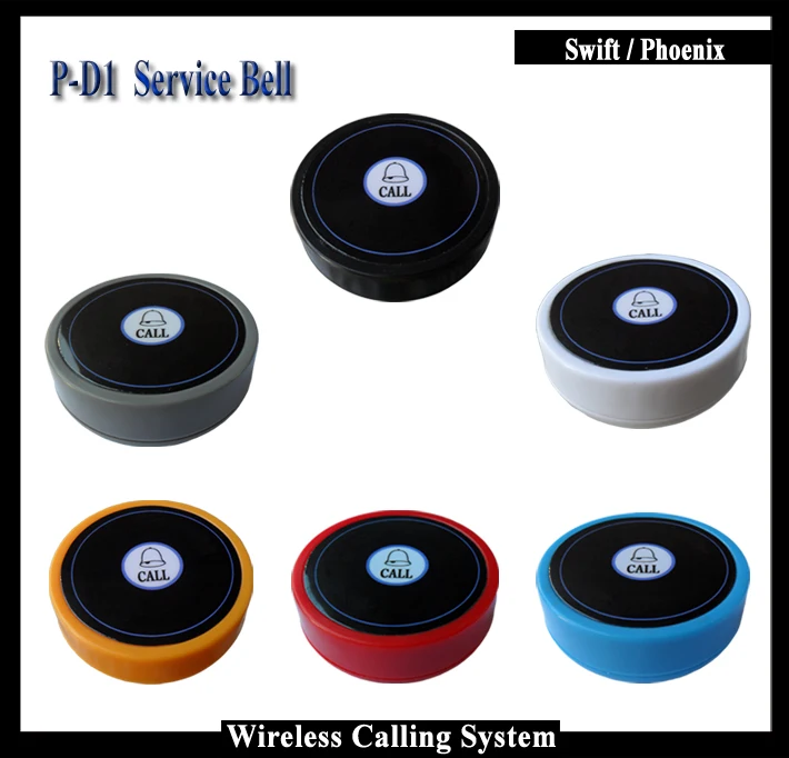 

10pcs Waterproof Restaurant Call Button For Wireless Waiter Pagering System To Work With P-4-C display receiver